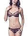 Burvogue Women's Push up Bra with Matching Panty Set