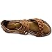 Ollio Women's Shoe Gladiator Strappy Zip Closure Multi Color Sandal