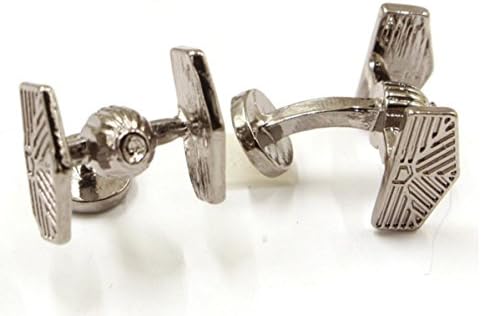 Tie Fighter Style Science Fiction Cufflink Set