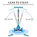 GOOGO Kick Scooter for Kids 3 Wheel Lean to Turn 3 Adjustable Height PU Wheels for 3-13 Year Old Blue