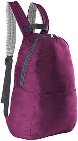 Sladar Lightweight Foldable Backpacks Women Teens Travel Folding Packable Backpack Men Durable Water Resistant Nylon Light Hiking Daypacks Small Medium Fuschia Pink Purple