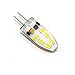 Reelco 6-Pack G4 Dimmable LED Mini Bi-pin Base Light Bulb AC DC 12V 3Watts Warm White 3000K 20W G4 Halogen Bulb Replacement