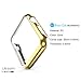 Apple Watch Case,biaoge Super Thin Pc Plated Plating Protective Bumper Case for Apple Watch 42mm (Pc Case Gold 38mm)