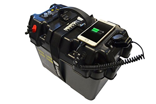 Newport-Vessels-Trolling-Motor-Smart-Battery-Box-Power-Center-Black