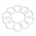 10 PCS Sanitary tri CLAMP Tri CLAMP PTFE Gasket 2
