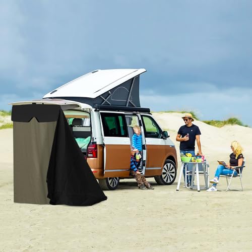 Rear Tent Replacement for VW T4/T5/T6/T6.1, Car Tent Tailgate Awning Tailgate Tent Waterproof Portable for T5 T6 Bus, Front SUV Van Camping