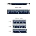 MONTEVERDE USA 9-in-1 Tool Liquid Ink Rollerball Pen in Blue – Multifunctional Pen with Stylus, Screwdrivers, Level, and Ruler – Exclusive Collection, Ideal Gift for Professionals