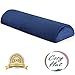 Cozy Hut Memory Foam Semi Roll Pillow Half Moon Bolster Knee Support Pillow for Side, Back, Stomach Sleepers for Sciatica Relief, Back Pain, Leg Pain with Washable Cover - 24''L X 8''W X 4''H primary