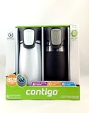 Contigo Astor 2-pack 14oz Vacuum-Insulated Autoseal Travel Tumblers (Black/White)