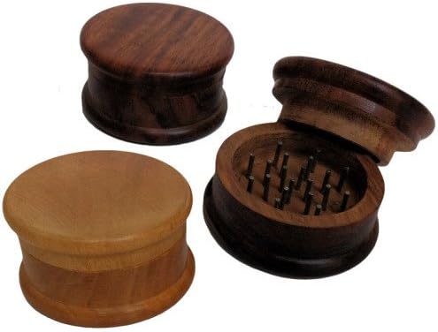 WOODEN POLLEN GRINDER CLASSIC 2.5" WOOD PACK OF 1