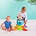 Bright Starts Hide 'n Spin Monkey Ball Popper Musical Activity Toy, Ages 6 Months +