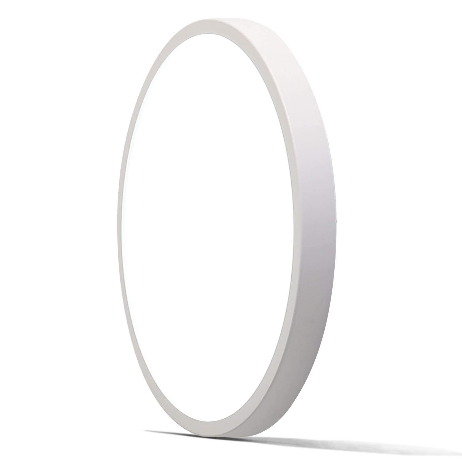Mikeru 40CM/15.8inch LED Ceiling Light, 6000K Cool White 38W Round Bathroom Lights Ceiling Super Slim Ceiling Light 2.4cm/0.94in for Living Room, Bathroom, Kitchen, Porch, Bedroom