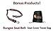 Petter Pet Dog Seat Cover + Bungee Elastic Shock Absorbing Safety Seat Belt + Travel Bag Non Slip, Waterproof Material, Cover & Hammock - Bench Protector for Cars, SUV, Truck Backseat