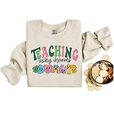 Blueana Teaching Lucky Charms Sweatshirt, Lucky Teacher Sweatshirt, Saint Patrick's Day Teacher Sweatshirt, Teachers Lucky Ch