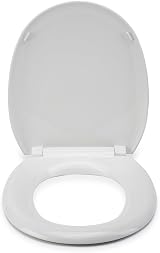 Croydex Soft Close Toilet Seat O Shape White Polypropylene Antibacterial view 7
