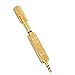 eBoot 4 Pieces Headphone Adapter 6.35 mm (1/4 Inch) Male to 3.5 mm Female Stereo Adapter Plus 3.5 mm Stereo Male to 6.35 mm (1/4 Inch) Stereo Female, Gold Plated