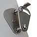 WINSOON Barn Door Lock Hardware Stainless Steel Sliding Privacy Latch for Closet Shed Pocket Doors Wood Gates –Brushed Nickel