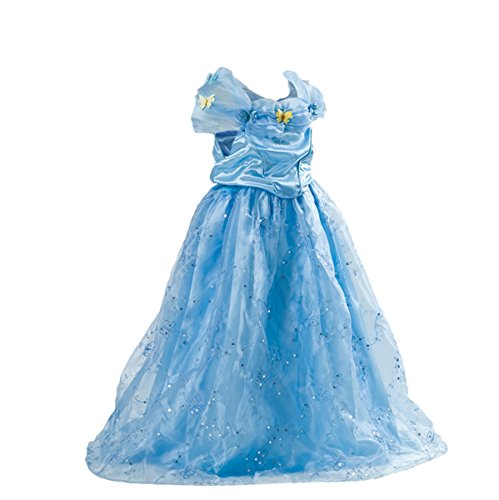 Sophiashopping 2017 Princess Cosplay Dress Halloween Party Costumes for children