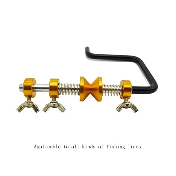 Blisswill-ILURE-Portable-Fishing-Line-Spooler-Silver-Reel-Winder-Spool-TackleOxidizing-alloy-send-a-screw