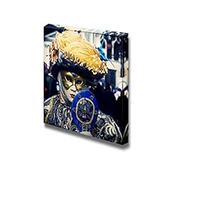 Canvas Prints Wall Art - Carnival of Venice, Beautiful Masks at St. Mark