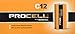 DURACELL C12 PROCELL Professional Alkaline Battery, 12 Count