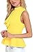 Dearlovers Women Wear to Work Business Top Shirt Medium Yellow