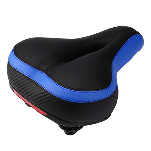 Vibola Bike Saddle Seat Wide Big Bum Bike Bicycle Cruiser Extra Comfort Sporty Soft Pad Saddle Seat