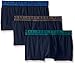 BOSS Men's 3-Pack Stretch Cotton Regular Fit Trunks, Navy, Large