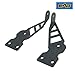 EAG Black 22 inch LED Bar Mounting Brackets- Pair Fit for 97-06 Wrangler TJ Hood