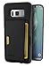 Silk Galaxy S8+ Wallet Case - Q Card CASE [Samsung S8 Plus Slim Protective Kickstand CM4 Grip Cover] - Wallet Slayer Vol.2 - Black Onyx