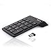 USB Numeric Keypad, BonyTek 19 Keys Numpad, USB Wireless Number Pad with 2.4G Mini USB Numeric Receiver for Laptop Desktop PC Notebook - Black (Ordinary Version)