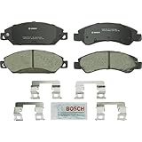 Bosch BC1092 QuietCast Premium Ceramic Disc Brake Pad Set For Select Cadillac Escalade, ESV, EXT; Chevrolet Avalanche, Silverado 1500, Classic, Suburban, Tahoe; GMC Sierra, Classic, Yukon, XL + More; Front