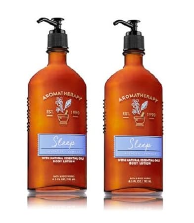 Bath And Body Works Body Lavender And Vanilla Body Lotion With Natural Essential Oils 2 Pack