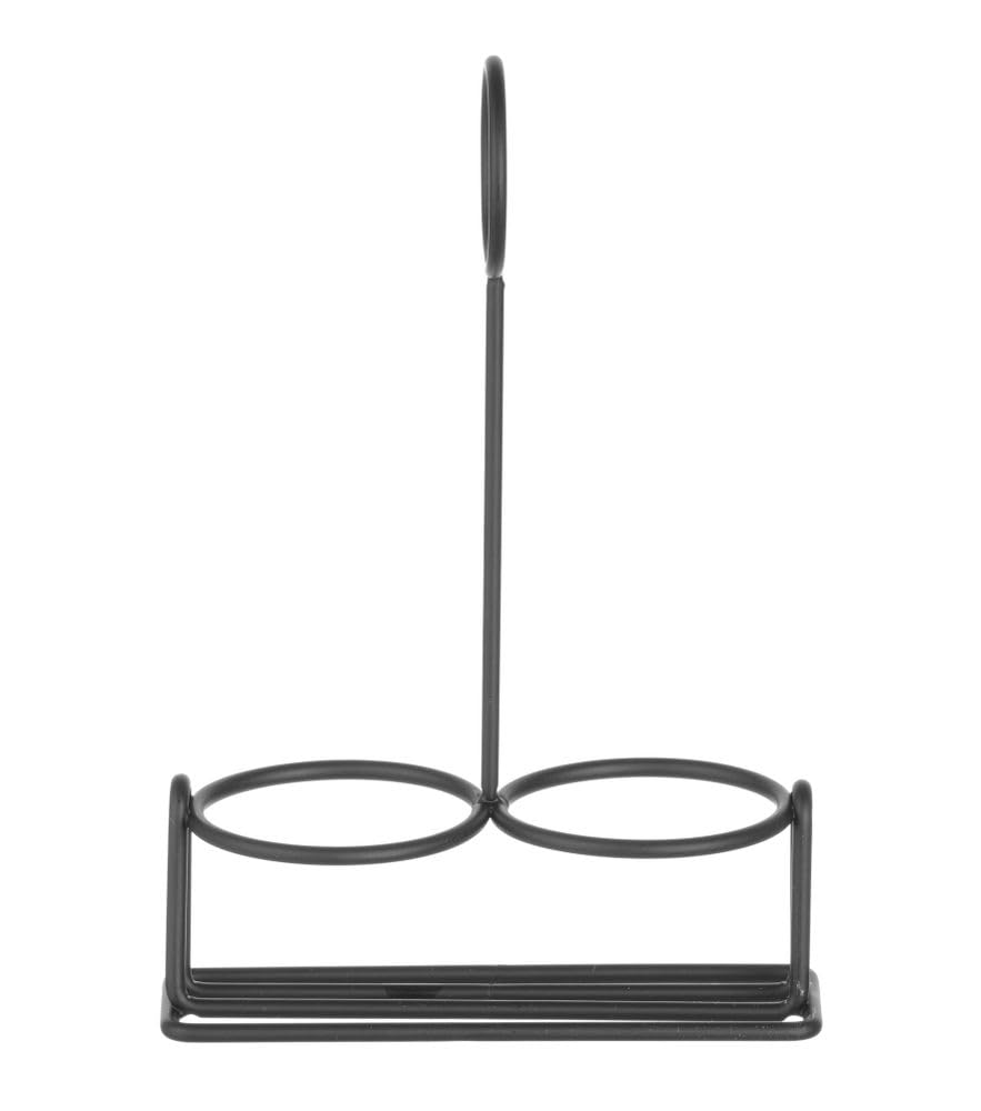 HENDI Condiment rack black, 135x65x(H)200 mm