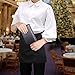 Syntus 2 Pack Waiter Book Server Wallet for Waitress Server Pads Waitress Book Restaurant Waitstaff Organizer, Guest Check Book Holder Money Pocket Fit Server Apron with Big Volume (Black)