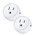 ALOFOX Wifi Smart Plug Alexa, 2 Packs Mini Smart Outlet Compatible with Amazon Alexa & Google Home, Remote Control by Smart Phone with Timing Function from Anywhere, ETL& FCC certification