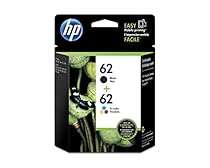 HP 62 Black & Tri-color Original Ink Cartridges,(N9H64FN)