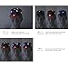 LED Christmas Hat, DAXIN DX Light up Christmas Bulb Necklace Beanie Hats Caps Blinking Knitted Christmas Hat Costume for Men Women Kids, 7 LED 3 Flashing Modes, Party Favors, Best Gifts