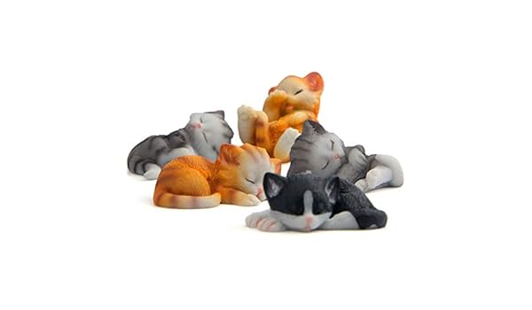 5pc Gato el Dormir imán de imanes Lindo Gatito de Mentira de ...