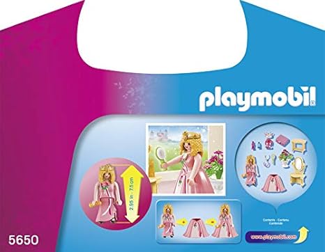 playmobil princess vanity carry case