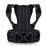 VOKKA Posture Corrector for Men and Women, Spine and Back Support, Providing Pain Relief for Neck, Back, Shoulders, Adjustable and Breathable Back Brace Improves Posture and Provides Back Support M