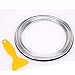 Glossy Car Decoration Trim for Door Dashboard 16ft(5M),Firwood Interior Exterior Decoration Flexible Strip including install Tool (silver)