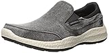 Skechers USA Men's Bursen Ellken Slip-On Loafer, Black, 12 M US