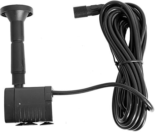 Primrose 150LPH Solar Powered Pond Water Feature Pump Kit Garden Outdoor with 4 Fountain Heads, Black, 150 LPH - Image 5