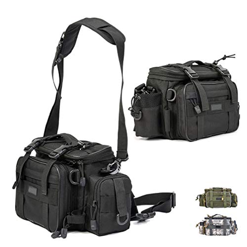 Toporchid Sport Outdoor Angeltasche Kamera Fototasche Multifunktionstaschen Umhängetaschen (Schwarz) – Bild 5