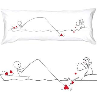 Boldloft Catch My Heart Body Pillow Cover Long Distance