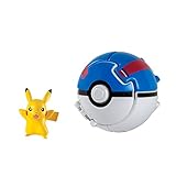 Throw 'n' Pop Poke Ball, Pikachu and Great Ball