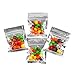 SKEMIX 100 Pack Smell Proof Mylar Bags, 3x4 Inch Resealable Clear Ziplock Mylar Bags Food Safe Plastic Aluminum Material
