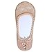 QBSM 4 Pack Womens Cute Lace Soft Low Cut No Show Anti-Slip Liners Socks