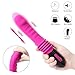 Women Adult Toys for Powerful Viberate Thrusting Pleasure, 9.84 Inch Medical Silicone Massage with 10 Powerful Vibrations Rechargeable & Waterproof